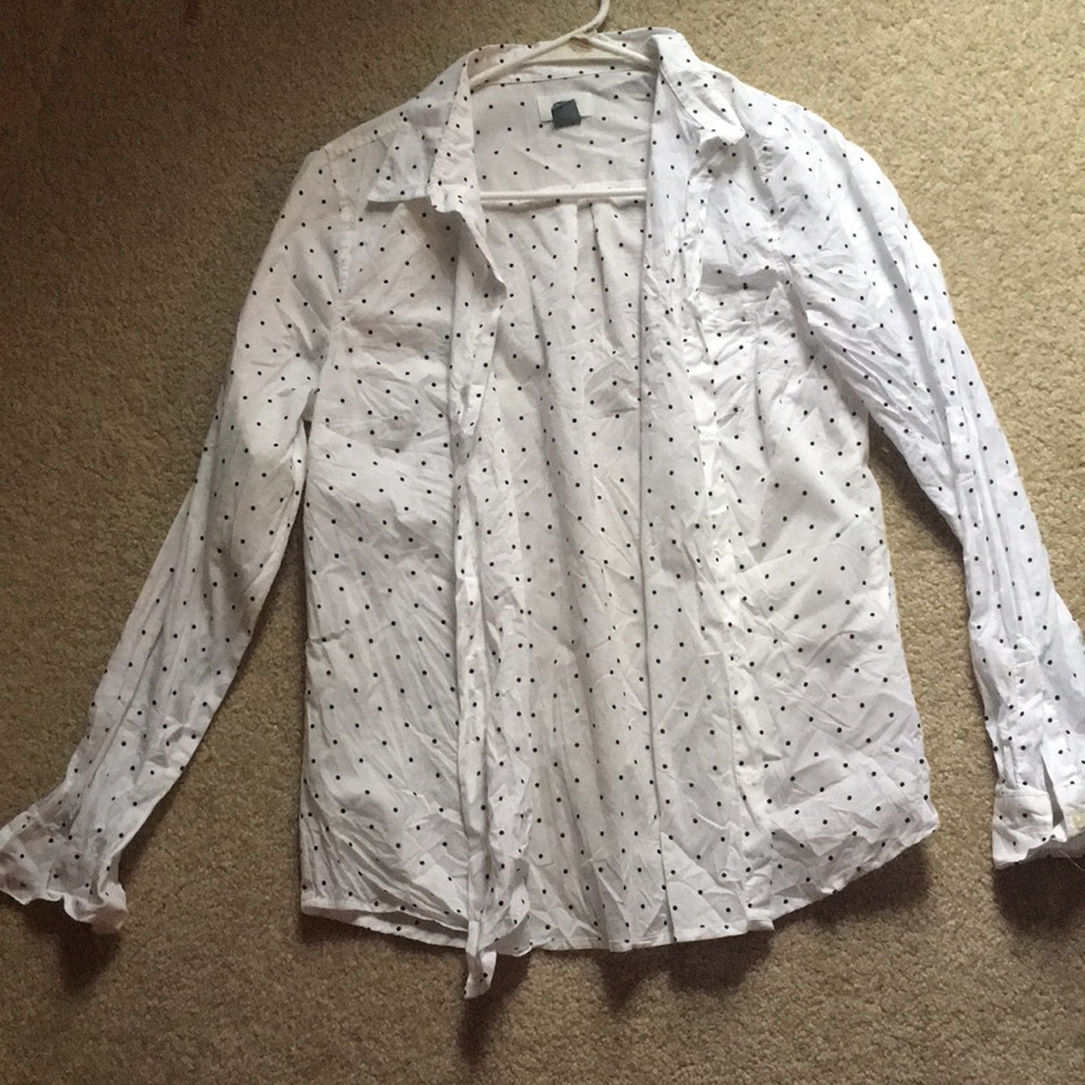 Old Navy Polkadot Button Down